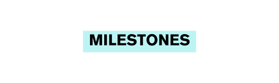 Milestones