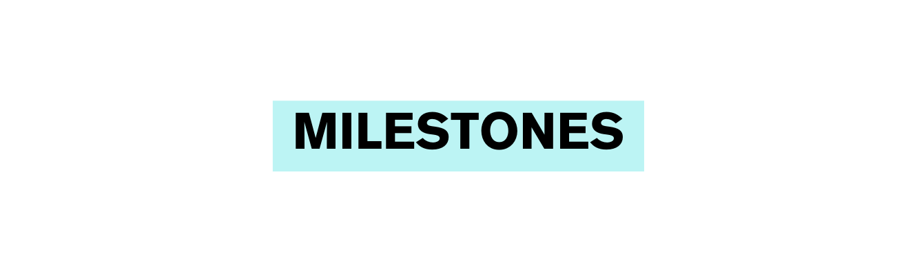 Milestones