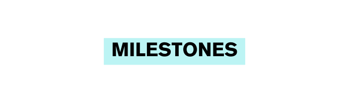 Milestones